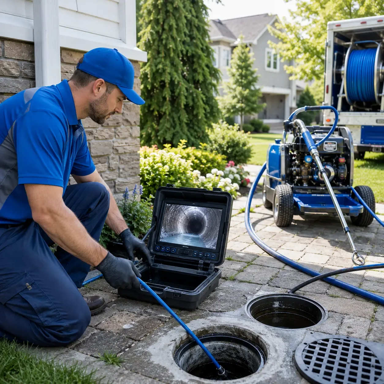 Outdoor drain cleaning professionals serving Cedar Grove, IN